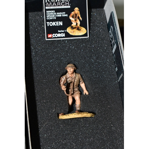 450 - FOUR BOXED CORGI FORWARD MARCH CAST METAL FIGURES, comprising 'General Eisenhower' CC59183, 'Lord Lo... 