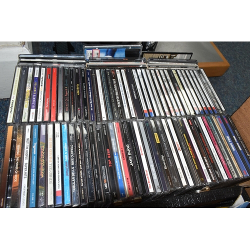 456 - A CASE OF SINGLES AND A BOX OF CDS, to include just under two hundred singles by artists including P... 