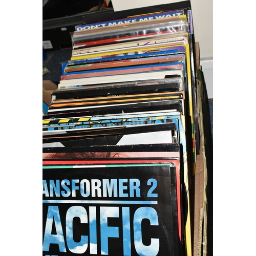 458 - A BOX OF RECORDS, approximately one hundred and twenty twelve inch singles from the 1980s and 1990s,... 