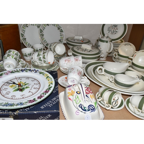 483 - A SELECTION OF TEA AND DINNER WARES ETC, to include Grindley 'Green-Gables' part dinner service,  to... 