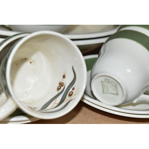 483 - A SELECTION OF TEA AND DINNER WARES ETC, to include Grindley 'Green-Gables' part dinner service,  to... 