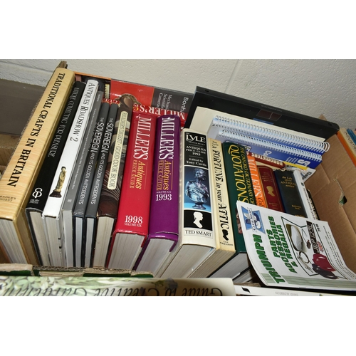 486 - THREE BOXES OF BOOKS containing over sixty miscellaneous titles in hardback and paperback formats, s... 