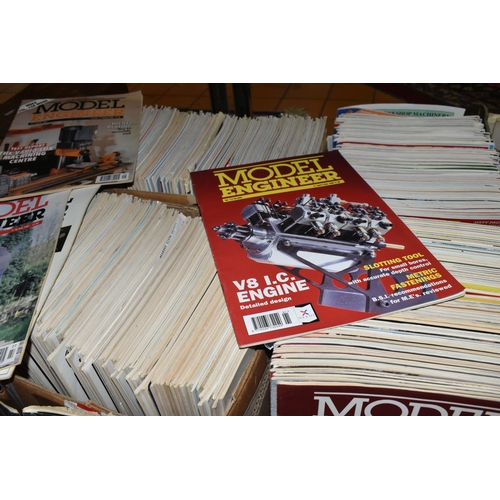 508 - FOUR BOXES OF MODEL ENGINEER MAGAZINE 1987 - 1995