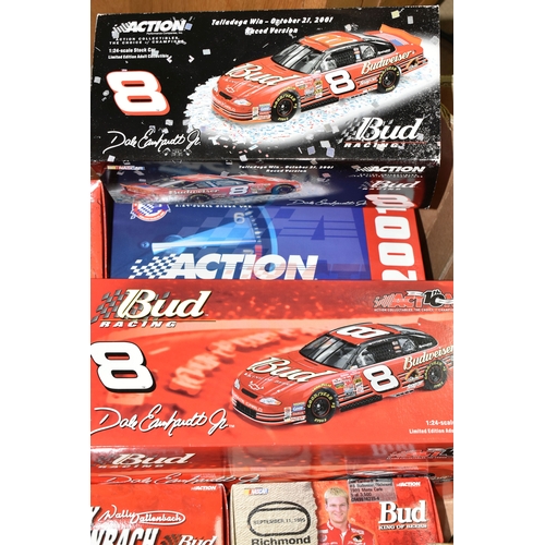 496 - A COLLECTION OF ASSORTED MODERN DIECAST MOSTLY LIMITED EDITION NASCAR STOCK CAR MODELS, to include A... 