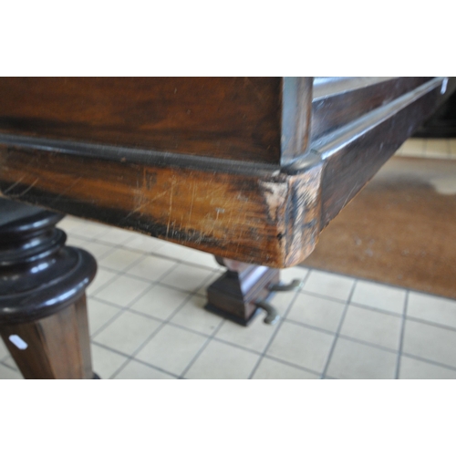 1315 - A 19TH CENTURY PLEYEL ROSEWOOD BABY GRAND PIANO, serial number 78256, the hinged lid enclosing an ov... 