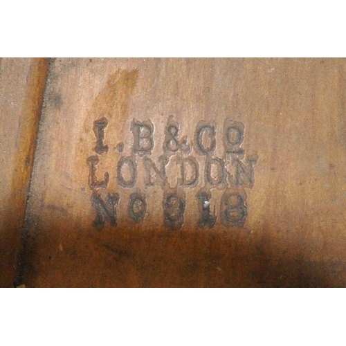 1315 - A 19TH CENTURY PLEYEL ROSEWOOD BABY GRAND PIANO, serial number 78256, the hinged lid enclosing an ov... 