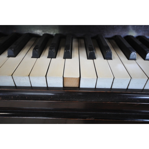 1315 - A 19TH CENTURY PLEYEL ROSEWOOD BABY GRAND PIANO, serial number 78256, the hinged lid enclosing an ov... 