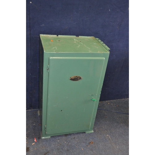 1064 - A FAWCETT STEELPACT STEEL WORKSHOP CABINET with lock but no key, width 54cm depth 40cm height 86cm (... 