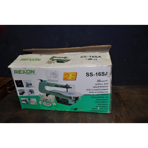 1066 - A BOXED AND UNUSED REXON SS-16SA SCROLL SAW