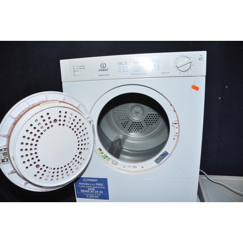 1072 - AN INDESIT IS31V SMALL TUMBLE DRYER width 48cm depth 50cm height 67cm (PAT pass and working)