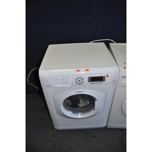 1073 - A HOTPOINT WDD750 WASHING MACHINE width 60cm depth 55cm height 85cm (PAT pass and working)