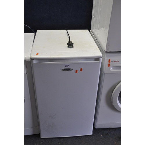 1117 - AN FRIDGEMASTER UNDER COUNTER FREEZER (no internal drawers or doors)  width 50cm depth 58cm height 8... 