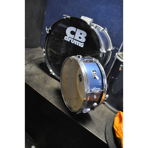 1160 - A CB DRUMS FIVE PIECE DRUM KIT including 22in Kick Drum, 16in floor tom, 13 and 12in rack toms (no m... 