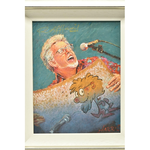 305 - ROLF HARRIS (AUSTRALIA 1930-2023) 'ROLF SINGS', a signed limited edition print on canvas board, depi... 