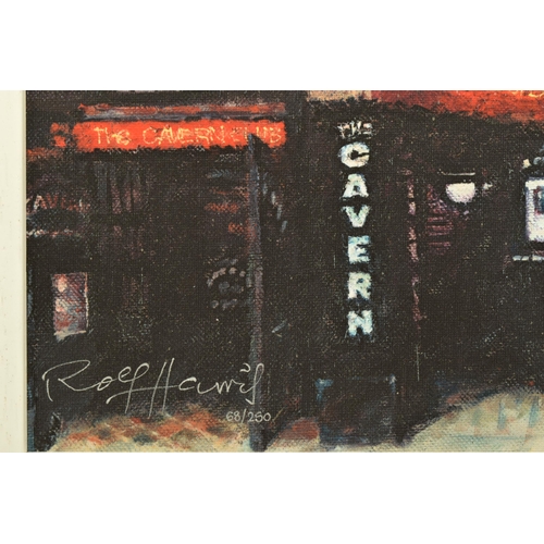 308 - ROLF HARRIS (AUSTRALIA 1930-2023) 'TWO GIRLS AT THE CAVERN CLUB', a signed limited edition print on ... 