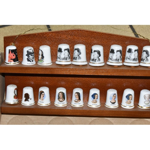 400 - TWO BOXES AND A CASE OF COLLECTORS THIMBLES, approximately one hundred and forty pieces, to include ... 