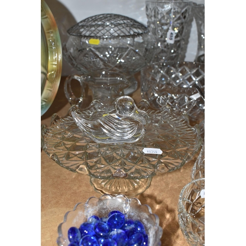 455 - A COLLECTION OF CUT CRYSTAL AND OTHER GLASS WARE, to include seven sets or part sets of drinking gla... 