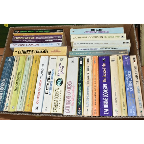 501 - FIVE BOXES OF BOOKS containing over 140 miscellaneous titles in hardback and paperback formats, subj... 