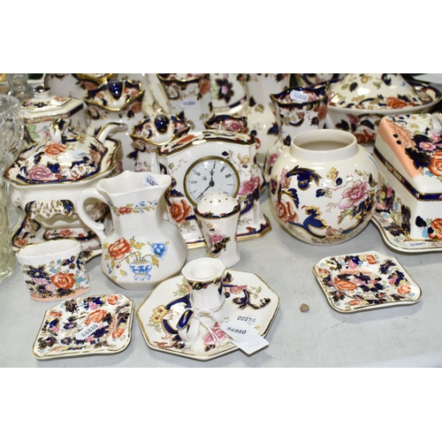 515 - TWENTY THREE PIECES OF MASONS MANDALAY, MANDARIN AND CHINESE PEONY DINNER AND GIFT WARE, comprising ... 