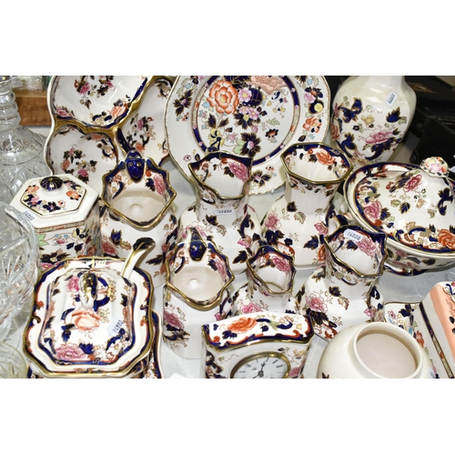 515 - TWENTY THREE PIECES OF MASONS MANDALAY, MANDARIN AND CHINESE PEONY DINNER AND GIFT WARE, comprising ... 