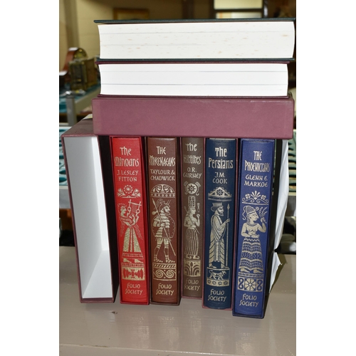 561 - THE FOLIO SOCIETY, Seven Titles, The Minoans by J. Lesley Fitton, pub 2004, The Hittites by O.R. Gur... 