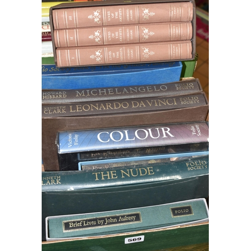 569 - THE FOLIO SOCIETY, Eleven Titles including three volumes of Vasari; Giorgio, Lives Of The Artists, G... 