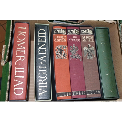 573 - THE FOLIO SOCIETY, Six Titles, including three volumes of Norwich; John Julius, Byzantium, I) The Ea... 