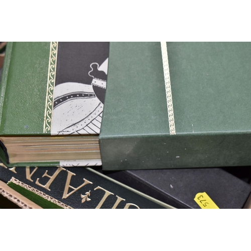 573 - THE FOLIO SOCIETY, Six Titles, including three volumes of Norwich; John Julius, Byzantium, I) The Ea... 