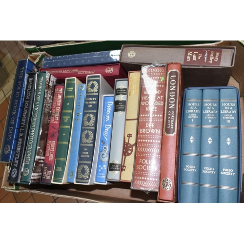 575 - THE FOLIO SOCIETY, Eighteen titles including a three book box-set, Stephen; Lesley, Hours In A Libra... 