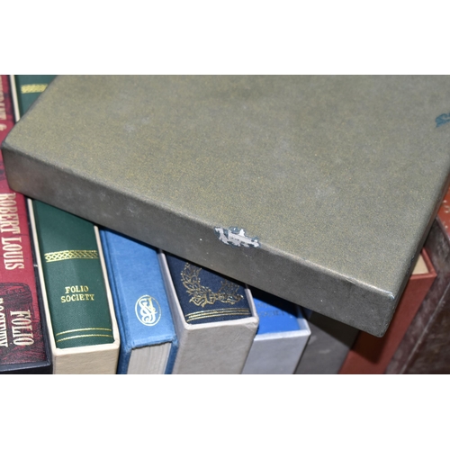 575 - THE FOLIO SOCIETY, Eighteen titles including a three book box-set, Stephen; Lesley, Hours In A Libra... 