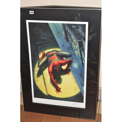 596 - ALEX ROSS FOR MARVEL COMICS (AMERICAN CONTEMPORARY) 'THE SPECTACULAR SPIDERMAN', a signed limited ed... 