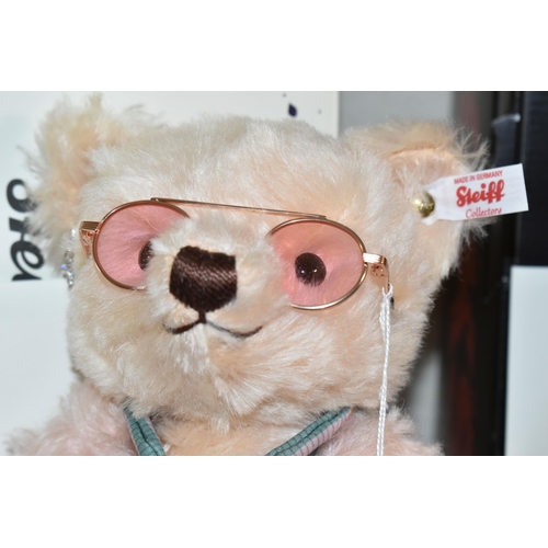 356 - A BOXED STEIFF LIMITED EDITION 'STEIFF ROCKS!' ELTON JOHN TEDDY BEAR, numbered 836/3000, fully joint... 