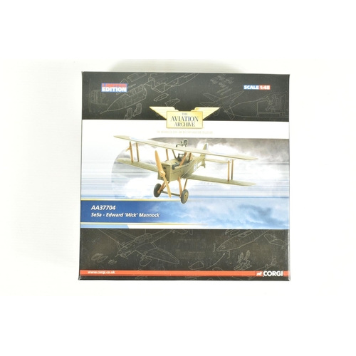 11 - THREE BOXED LIMITED EDITION 1:48 SCALE CORGI AVIATION ARCHIVE DIECAST MODEL AIRCRAFTS, the first is ... 