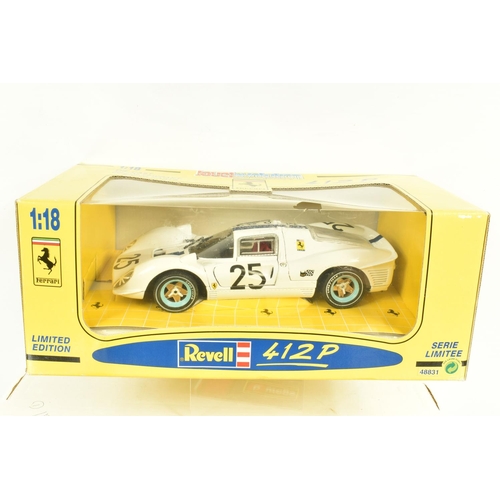 31 - SIX BOXED METAL DIECAST 1:18 SCALE MODEL FERRARIS, to include a Bburago 250 GTO 1962 in red, model n... 