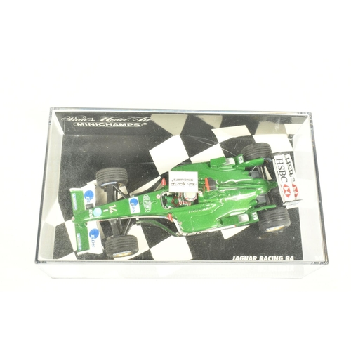 39 - SEVEN MINICHAMP  1.43 SCALE DIECAST MODELS, to includea Williams Renault FW16 Winner British GP July... 