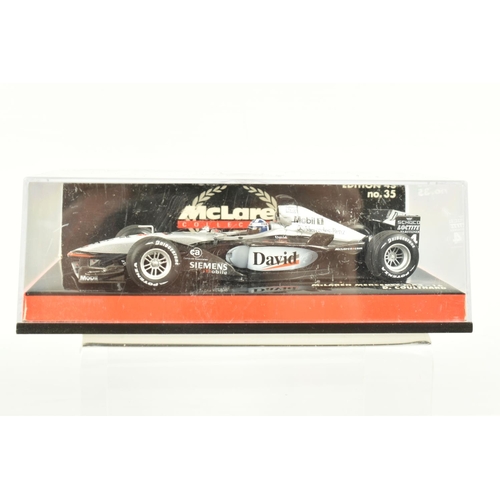 41 - EIGHT MINICHAMP 1.43 SCALE DIECAST MODELS, to include a a Vodafone McLaren Mercedes MP4-27 J Button ... 