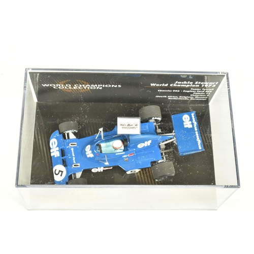 41 - EIGHT MINICHAMP 1.43 SCALE DIECAST MODELS, to include a a Vodafone McLaren Mercedes MP4-27 J Button ... 