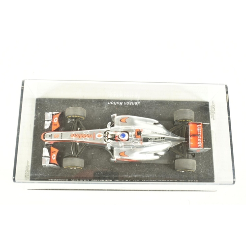 44 - SIX SPARK MODEL 1.43 SCALE DIECAST MODELS, to include a Vodafone McLaren Mercedes MP4-27 Australian ... 