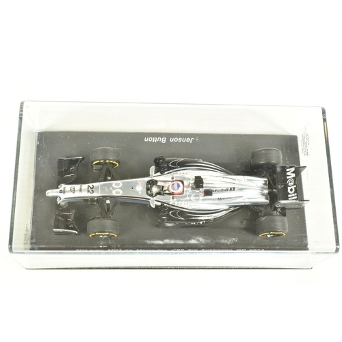 44 - SIX SPARK MODEL 1.43 SCALE DIECAST MODELS, to include a Vodafone McLaren Mercedes MP4-27 Australian ... 