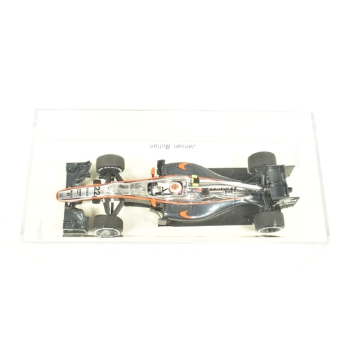 44 - SIX SPARK MODEL 1.43 SCALE DIECAST MODELS, to include a Vodafone McLaren Mercedes MP4-27 Australian ... 