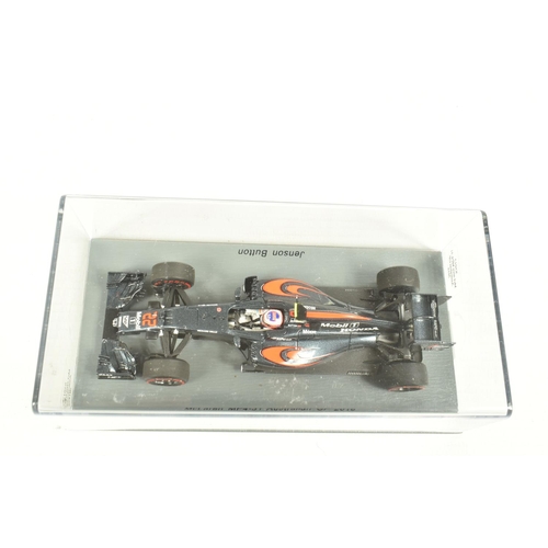 44 - SIX SPARK MODEL 1.43 SCALE DIECAST MODELS, to include a Vodafone McLaren Mercedes MP4-27 Australian ... 