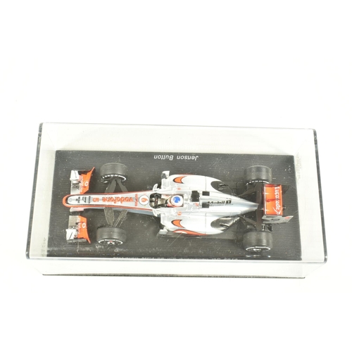 44 - SIX SPARK MODEL 1.43 SCALE DIECAST MODELS, to include a Vodafone McLaren Mercedes MP4-27 Australian ... 