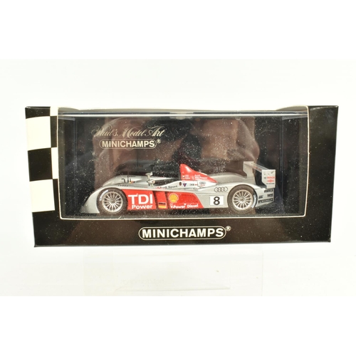 52 - SEVEN BOXED 1:43 SCALE METAL DIECAST MODEL RACE CARS, to include a Brumm Porsche 917 Porsche Salzbur... 