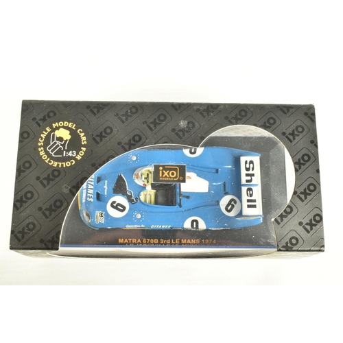 52 - SEVEN BOXED 1:43 SCALE METAL DIECAST MODEL RACE CARS, to include a Brumm Porsche 917 Porsche Salzbur... 