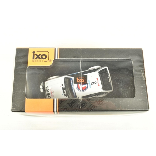 54 - SIX BOXED 1:43 SCALE DIECAST MODEL RACE CARS, to include an IXO MG Metro 6R4, model no. RAC116, an I... 