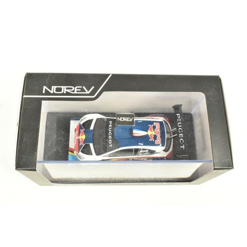 54 - SIX BOXED 1:43 SCALE DIECAST MODEL RACE CARS, to include an IXO MG Metro 6R4, model no. RAC116, an I... 