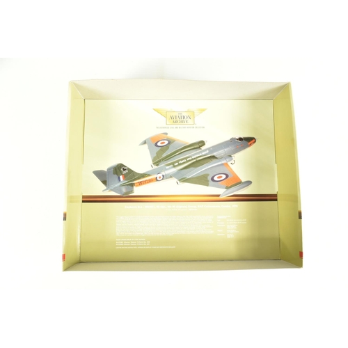 7 - FOUR BOXED 1:72 SCALE CORGI AVIATION MODEL MILITARY AIRCRAFTS, the first a limited edition Military ... 