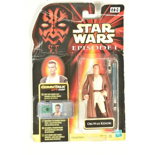 104 - A QUANTITY OF HASBRO STAR WARS EPISODE 1 FIGURES, all still sealed in original bubble packs and with... 