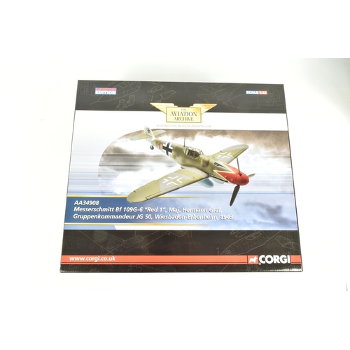 56 - TWO LIMITED EDITION CORGI AVIATION ARCHIVE AIRCRAFT DETAILED DIECAST MODELS, to include a 1:72 scale... 