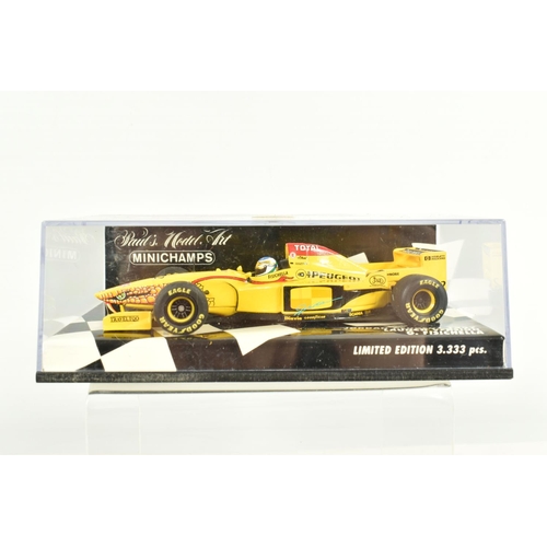 58 - SIX BOXED 1:43 SCALE MINICHAMPS AND HOT WHEELS DIECAST MODEL FORMULA 1 RACE CARS, to include a Minic... 